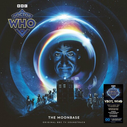 Doctor Who (Blue) (Colv) (Ofgv) (Uk) - Moonbase (Blue) vinyl record cover