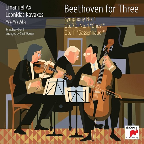 Ma, Yo-Yo / Kavakos, Leonidas / Ax, Emanuel - Beethoven for Three: Symphony No. 1 and Piano vinyl record cover