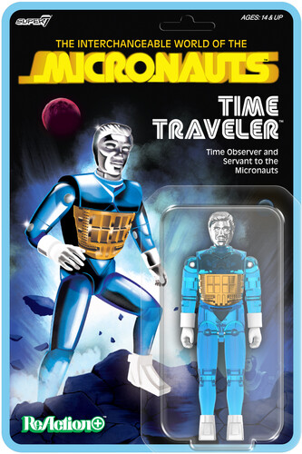 Super7 - Micronauts - ReAction+ Wv3 - Time Traveler (Translucent Blue)