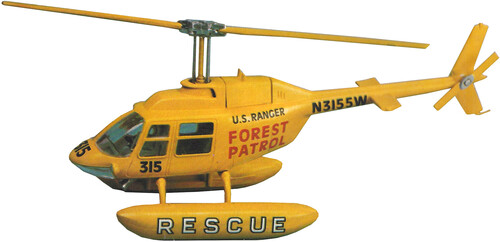 Ranger Chopper U.S. Ranger Forest Patrol Rescue Helicopter 1/72 Scale Model Kit