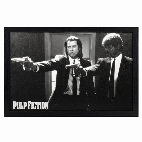 PULP FICTION - THE HITMEN 11X17 FRAMED GEL COAT|alliance entertainment