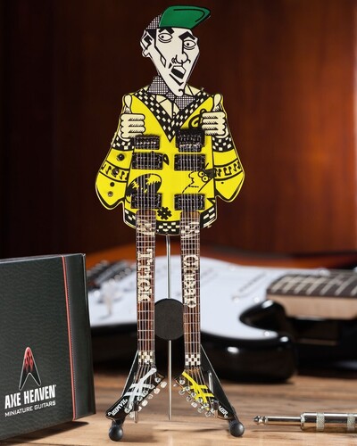 RICK NIELSEN CHEAP TRICK DOUBLENECK MINI GUITAR