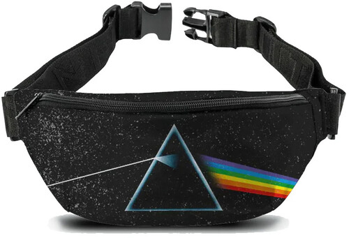 Rocksax - Pink Floyd - Dark Side of the Moon Logo - Bum Bag / Fanny Pack (Black)