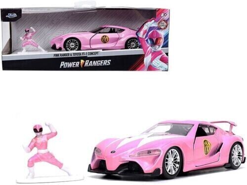 1:32 TOYOTA FT-1 CONCEPT W/ PINK RANGER NANO FIGURE