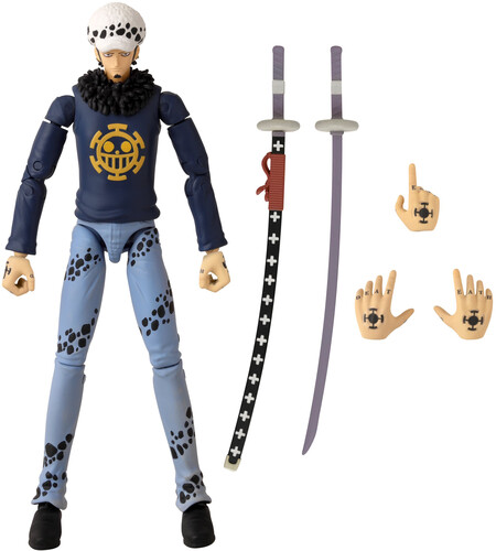 Bandai - One Piece - Anime Heroes - Trafalgar Law Action Figure