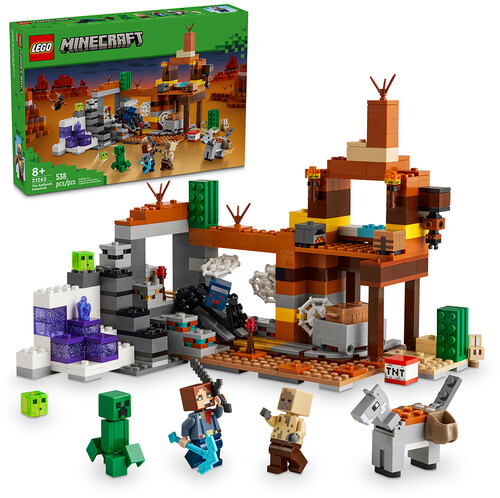 LEGO MINECRAFT THE BADLANDS MINESHAFT