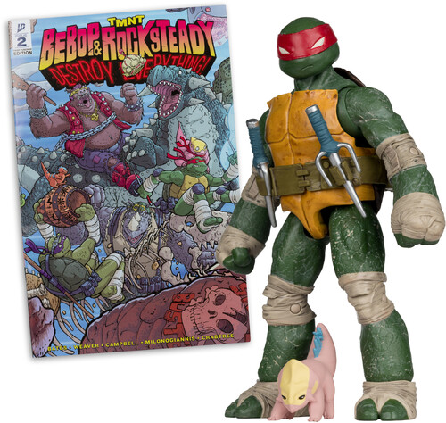 TMNT 5IN FIGURE WITH COMIC WV2 - RAPHAEL