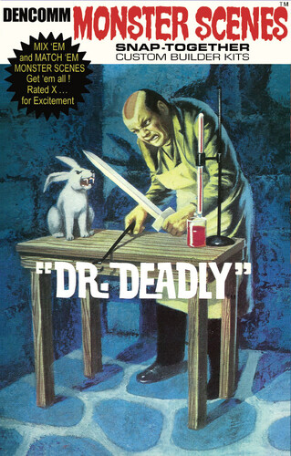 DENCOMM - Monster Scenes S1 - 1:13 Scale Model Kit - Dr. Deadly: 55th Anniversary Limited Edition
