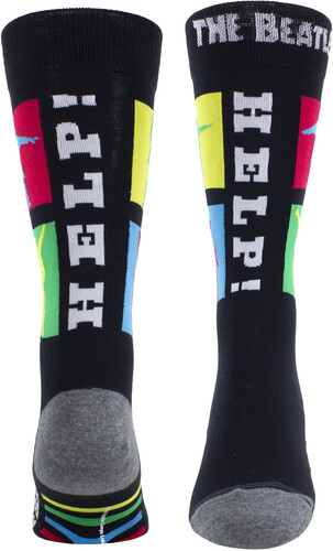 PERRI'S BEATLES HELP BLOCKS CREW SOCKS