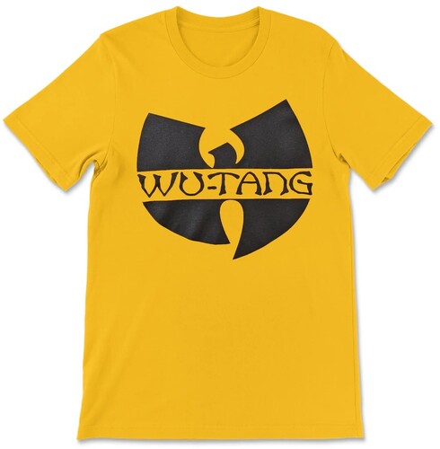 WU-TANG CLAN W LOGO T-SHIRT LARGE (YELLOW)