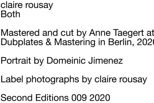 Claire Rousay - Both