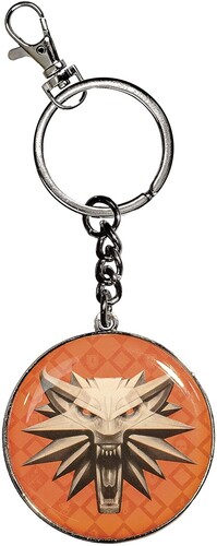 WITCHER 3 - WILD HUNT SCHOOL OF THE WOLF KEYCHAIN|alliance entertainment