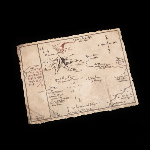 Other - WETA Workshop - Hobbit - Thorin's Map (Art Print)