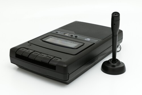 Gpo Crs132 Table Top Cassette Recorder Usb Black - Gpo Crs132 Table Top Cassette Recorder Usb Black