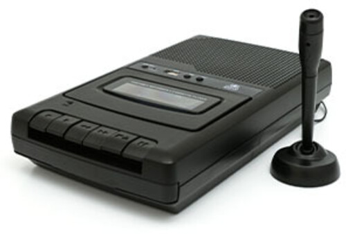 GPO CRS132 TABLE TOP CASSETTE RECORDER USB BLACK