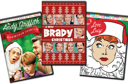 A Very Brady Christmas /  The Andy Griffith Christmas Special /  I Love Lucy Christmas Special  (Holiday 3-Pack Bundle)