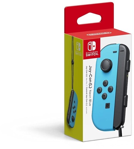 Switch Accessory:  Controller - Nintendo JOY-CON:  (L) - Neon Blue
