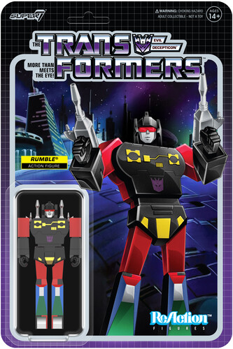 TRANSFORMERS REACTION FIGURES WAVE 08 - RUMBLE (RE