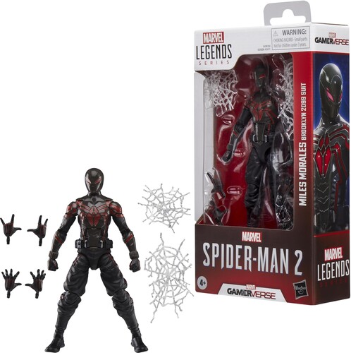 Hasbro Collectibles - Spider-Man 2 - Marvel Legends Gamerverse - Miles Morales Brooklyn 2099 Suit Action Figure