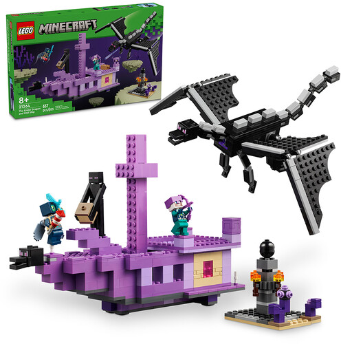 LEGO MINECRAFT THE ENDER DRAGON AND END SHIP