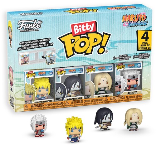 BITTY POP NARUTO SHIPPUDEN TEAM 2 4PACK