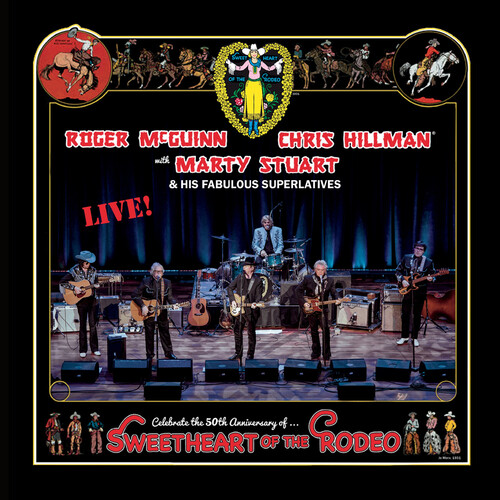 McGuinn, Roger / Hillman, Chris / Stuart, Marty - Sweetheart Of The Rodeo - 50th Anniversary Live vinyl record cover