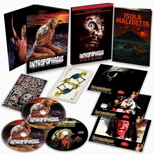 Antropophagus: 45th Anniversary - Deluxe Edition with CD Soundtrack, DVD & Postcards
