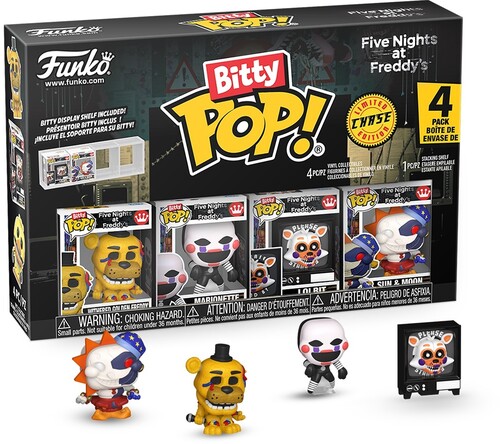 BITTY POP FIVE NIGHTS AT FREDDYS S2 SPRINGTRAP 4PK
