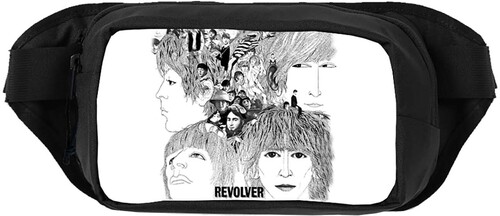 ROCKSAX BEATLES REVOLVER SHOULDER BAG BLACK/ WHITE