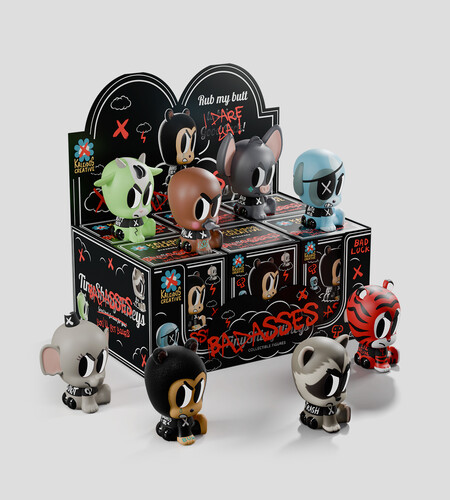 Kaleidos Tiny Shiny Hineys: Bad Asses: Blind Box Series 2 with 6-Piece PDQ