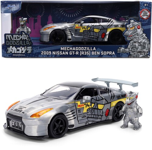 JADA 1/ 24 HWR NISSAN SKYLINE MECHAGODZILLA SOPRA