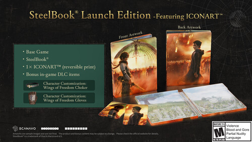 Attack on Titan 3 SteelBook Launch Edition - Featuring ICONART for Playstation 5