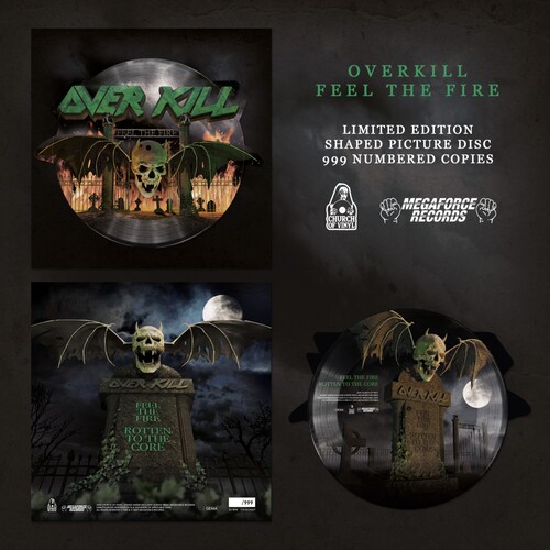 Overkill - Feel The Fire [Limited Edition Shaped Picture Disc LP]