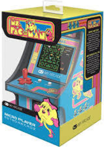 My Arcade Dgunl3230 Ms Pacman Micro Player Retro - My Arcade DGUNL-3230 MS. Pac-Man COLLECTIBLE RETRO MICRO PLAYER