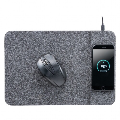 Allsop 32192 PowerTrack Wireless Qi Charging Mouse Pad (Gray)