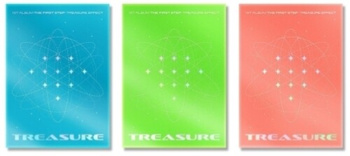 The First Step : Treasure Effect (Random Cover) (incl. 156pg Photobook, Photocard File Folder, Lyrics Postcard Set, Hologram Postcard, Unit Polaroid, Baby Photocard, Photocard, Selfie Photocard + Graphic Sticker)