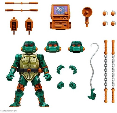 TMNT ULTIMATES! WV7 WARRIOR METALHEAD MICHELANGELO