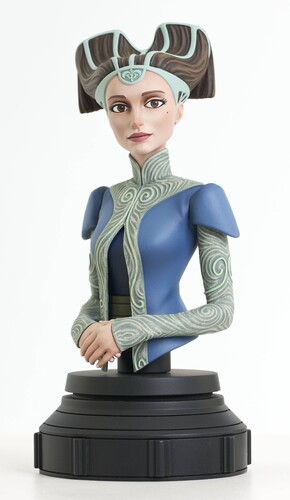 STAR WARS CLONE WARS PADME AMIDALA BUST