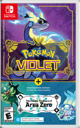 Pokemon Violet + The Hidden Treasure of Area Zero Bundle (Game+DLC) for Nintendo Switch