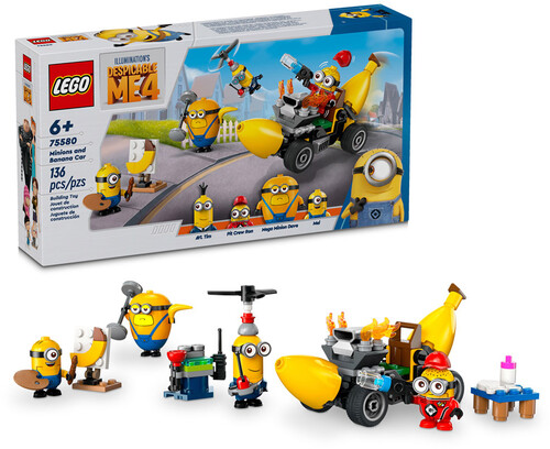 LEGO DESPICABLE ME MINIONS AND BANANA CAR