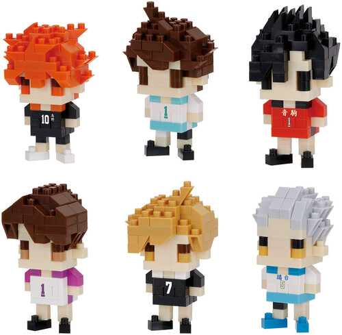 Nanoblock - Haikyu!! - mininano - Assortment 1 (Blind Box) Series (Box/6)