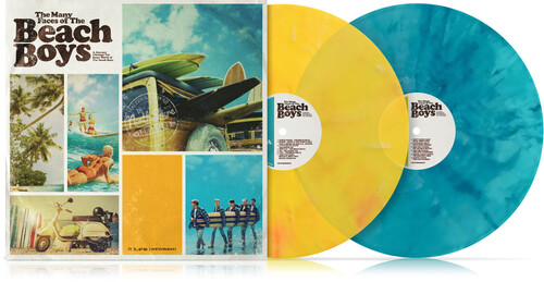 Many Faces Of The Beach Boys / Various - Yellow Marble & Cyan Marble Vinyl
