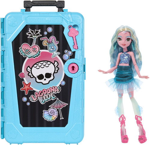 Mattel Collectible - Monster High Skulltimate Secrets: Gore-Geous Oasis Lagoona Blue Doll & Playset