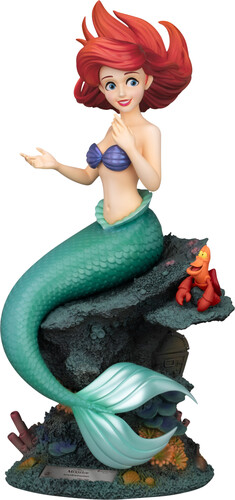 LITTLE MERMAID MC ARIEL & SEBASTIAN STATUE