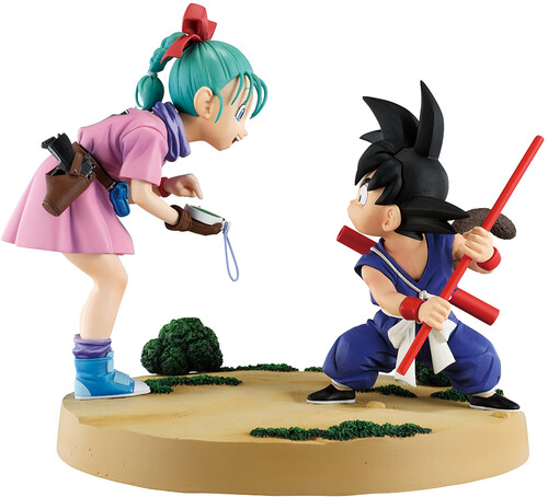 DRAGON BALL - SON GOKU & BULMA FIGURE