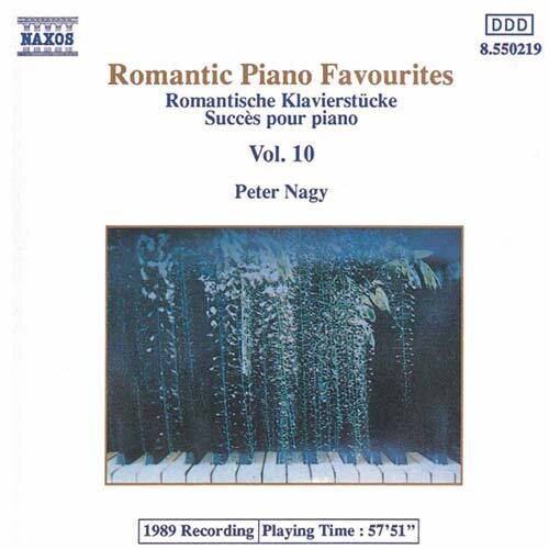 Peter Nagy - Romantic Piano Music 10 vinyl record cover