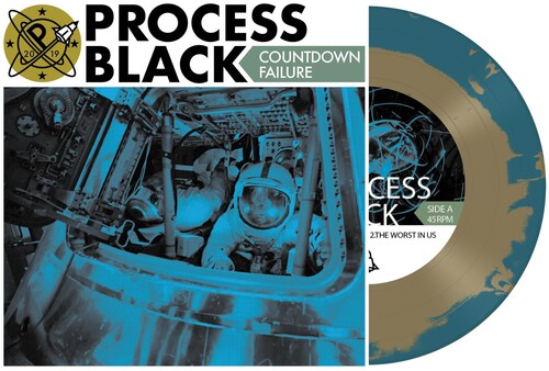 Process Black - Countdown Failure EP [Indie Exclusive Limited Edition Gold /Dark Blue Vinyl]