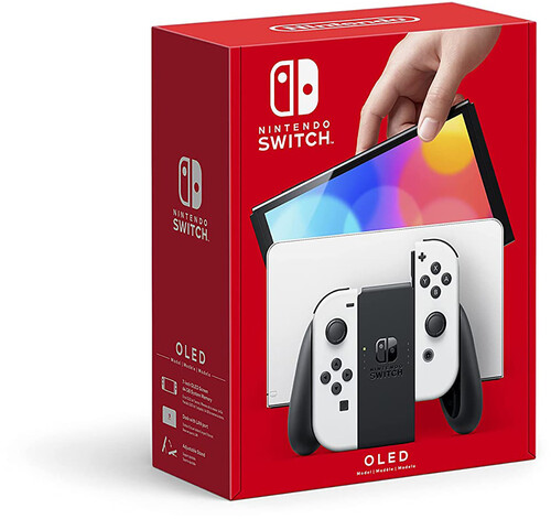Gaming Console:  Nintendo Switch OLED - White