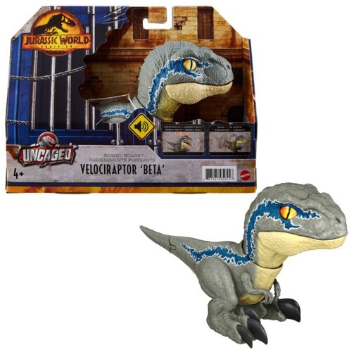 Jurassic World - Mattel - Jurassic World 3 Uncaged Rowdy Roars Velociraptor 'Beta'
