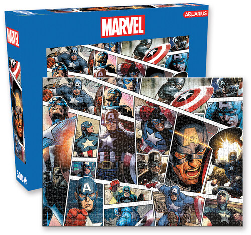Marvel Captain America Panels 500PC Puzzle - Marvel Captain America Panels 500pc Puzzle (Puzz)